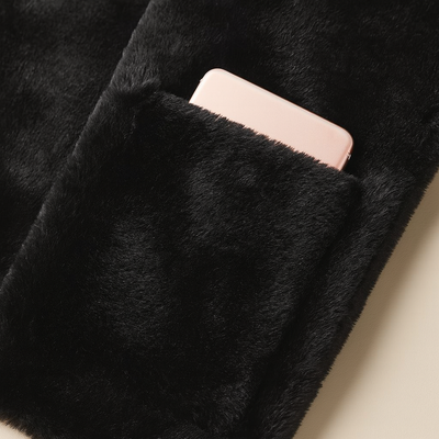 Pull-Through Scarf with Zipper Pocket